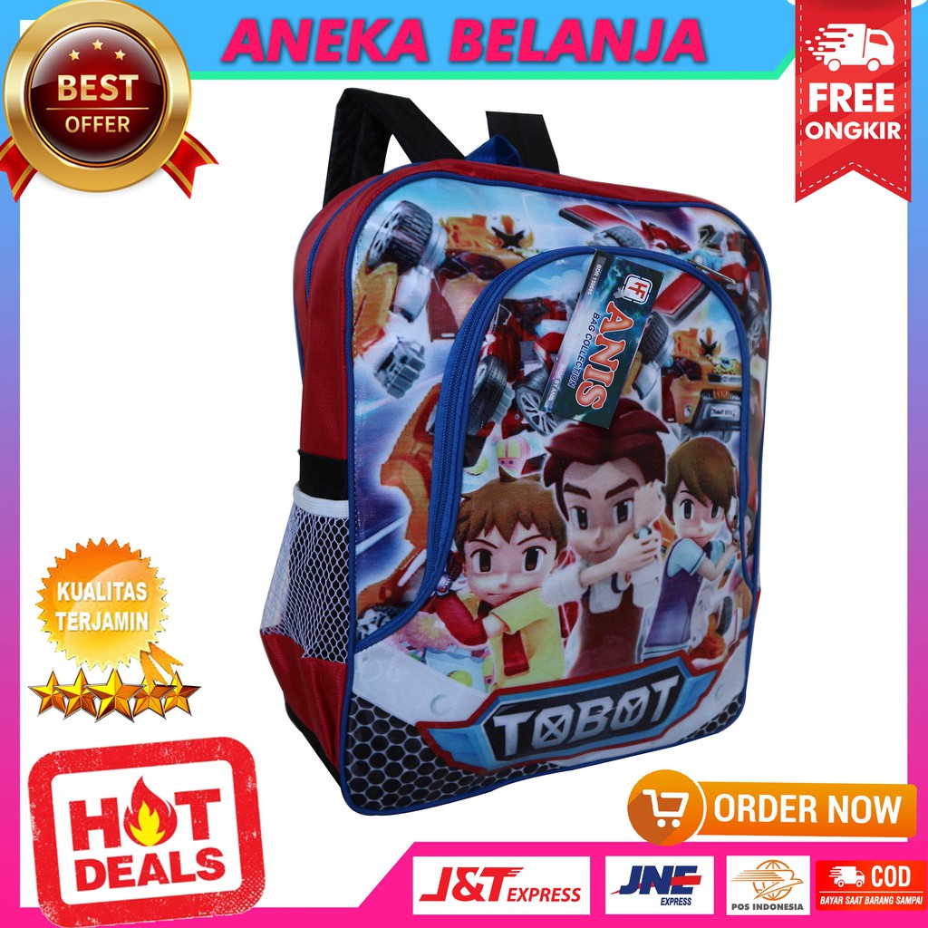 Stock Terbatas Tas Ransel Khusus Anak Cowok Terbaru Berkualitas Keren Tas Sekolah PAUD TK SD Stylish