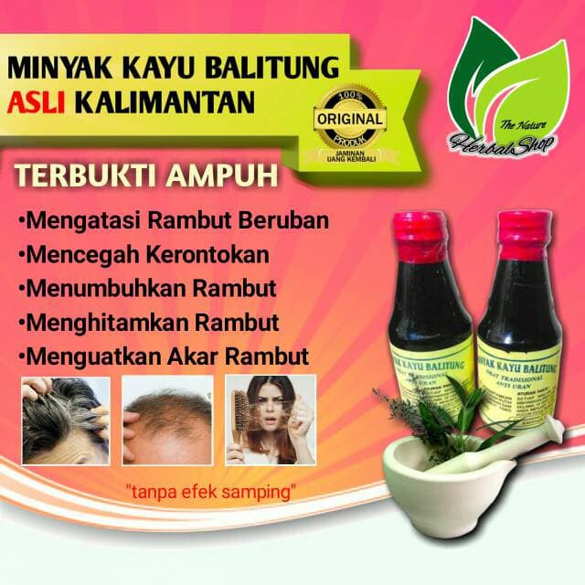MINYAK BALITUNG PENUMBUH RAMBUT RONTOK BOTAK CEPAT OBAT PENYUBUR