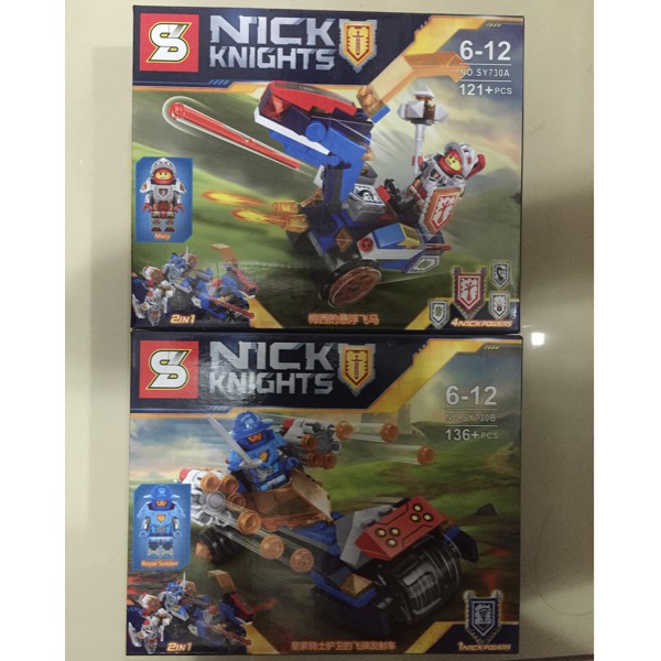 Lego Kw Kendaraan Nexo Knights 2 in 1 SY 730