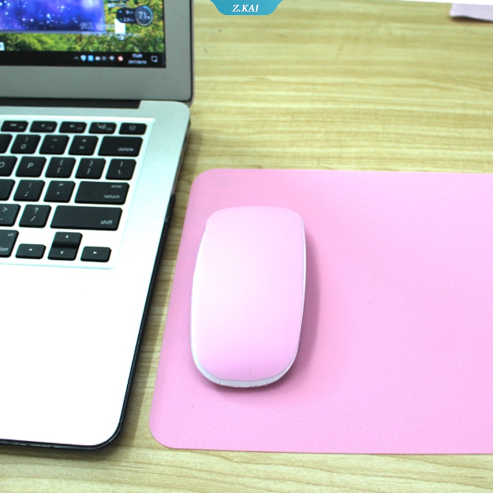 Mouse Pad Bentuk Persegi Bahan Silikon Ultra Tipis Anti Slip Untuk Gaming