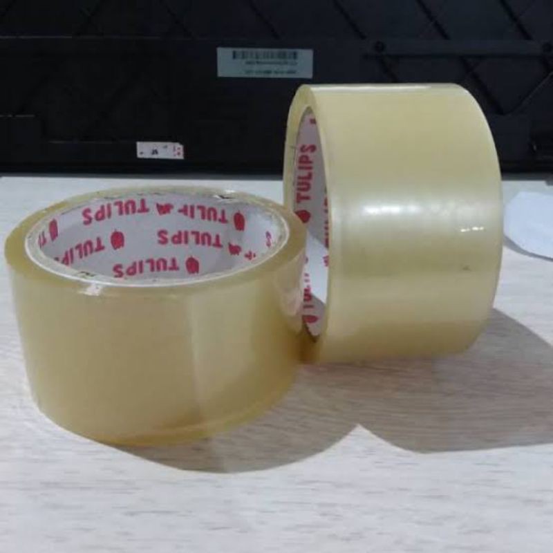 

Isolasi Lakban bening tulips 2 inch 40 Yard