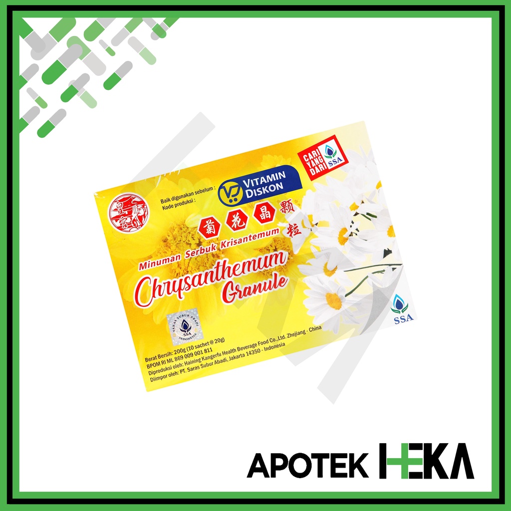 Chrysanthemum Granule - Minuman Serbuk Krisantemum Box isi 10 (SEMARANG)