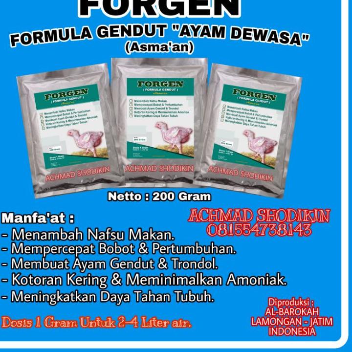 Best - FORGEN FORMULA GENDUT 오