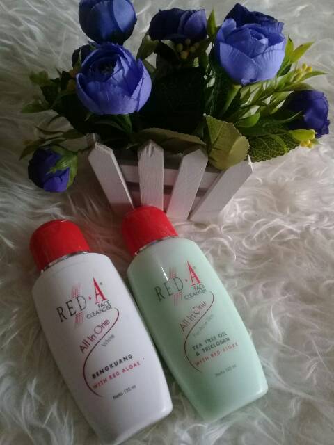 Red-A All In One Face Cleanser Bengkuang Tea Tree Oil Pembersih Makeup Remover Viva Cosmetics