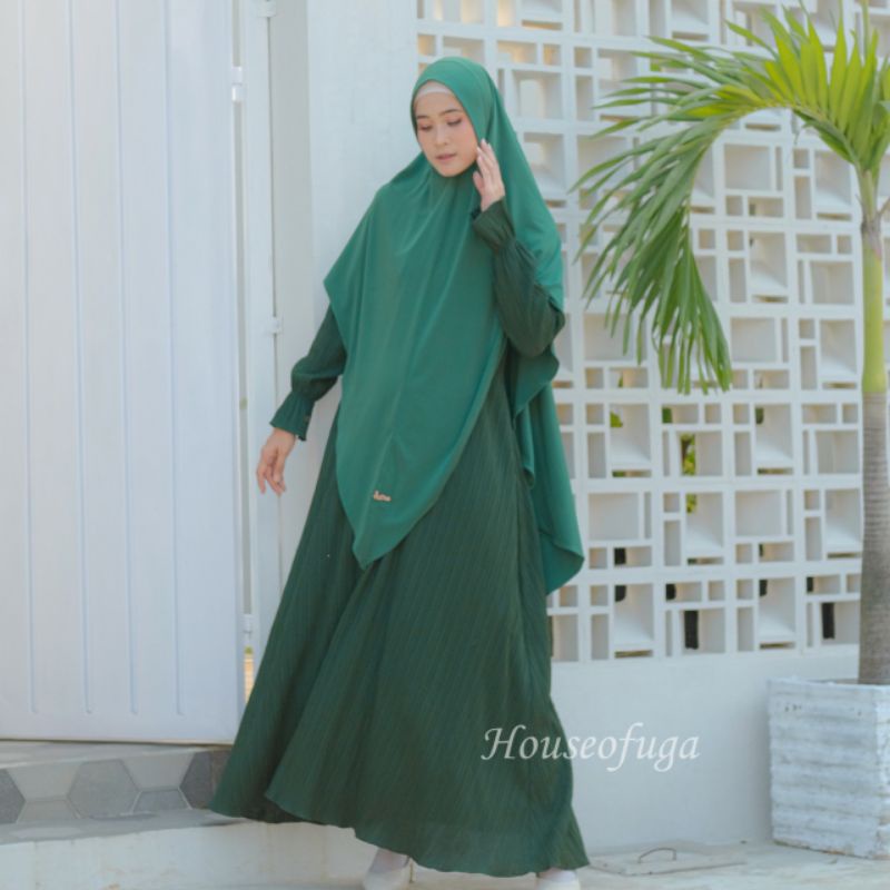 GAMIS MALEEKA (GAMIS ONLY) BY HOUSE OF UGA // GAMIS CRINKLE POLOS // DRESS SYARI