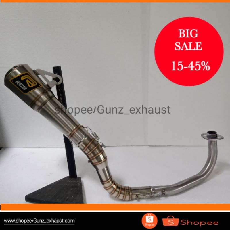 Knalpot racing  RCB Vario/Knalpot mio/Knalpot aerox/Knalpot Nmax/Knalpot beat