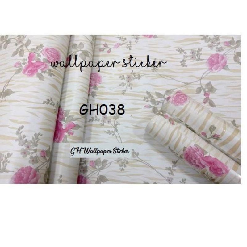 Wallpaper dinding stiker dinding wallstiker 3d #termurah motif mawar merah terlengkap#terlaris