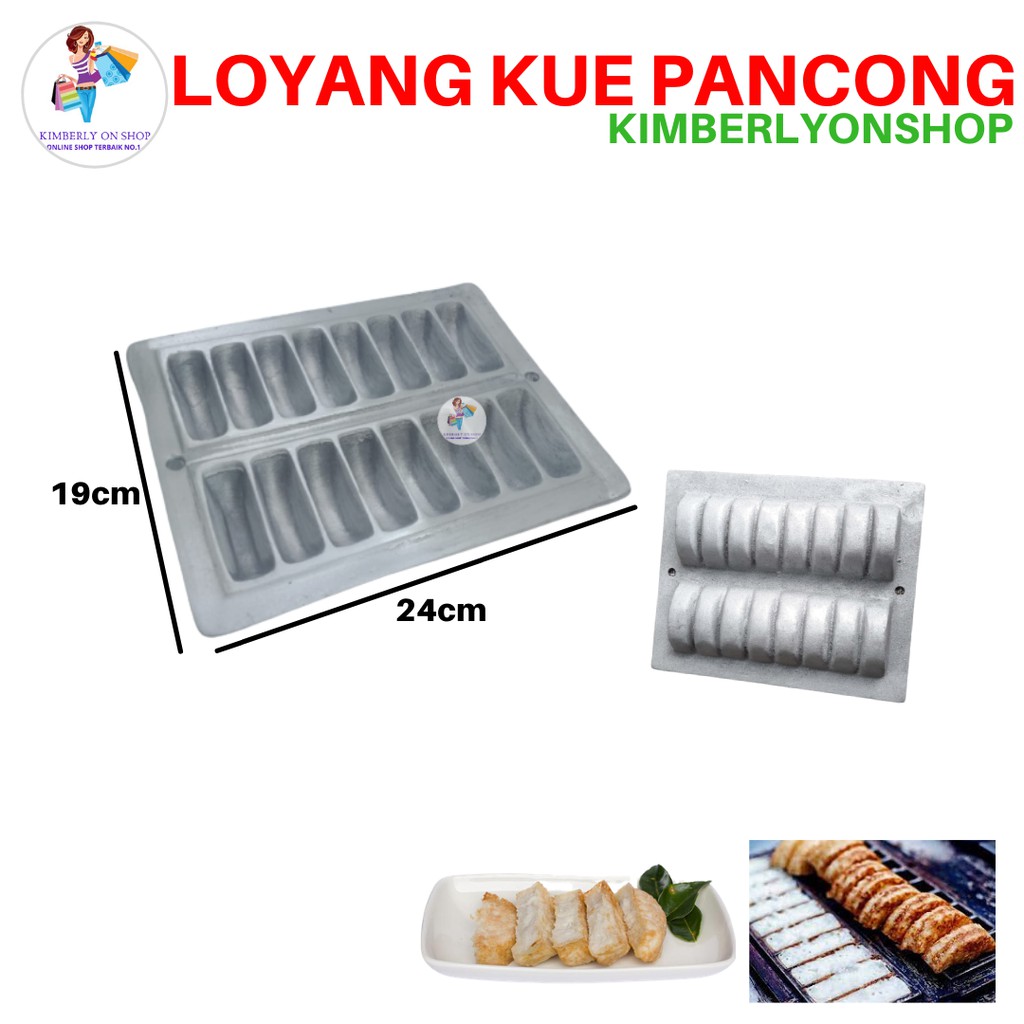 Kimberlyonshop Loyang Cetakan Kue Pancong Isi 16 Lubang