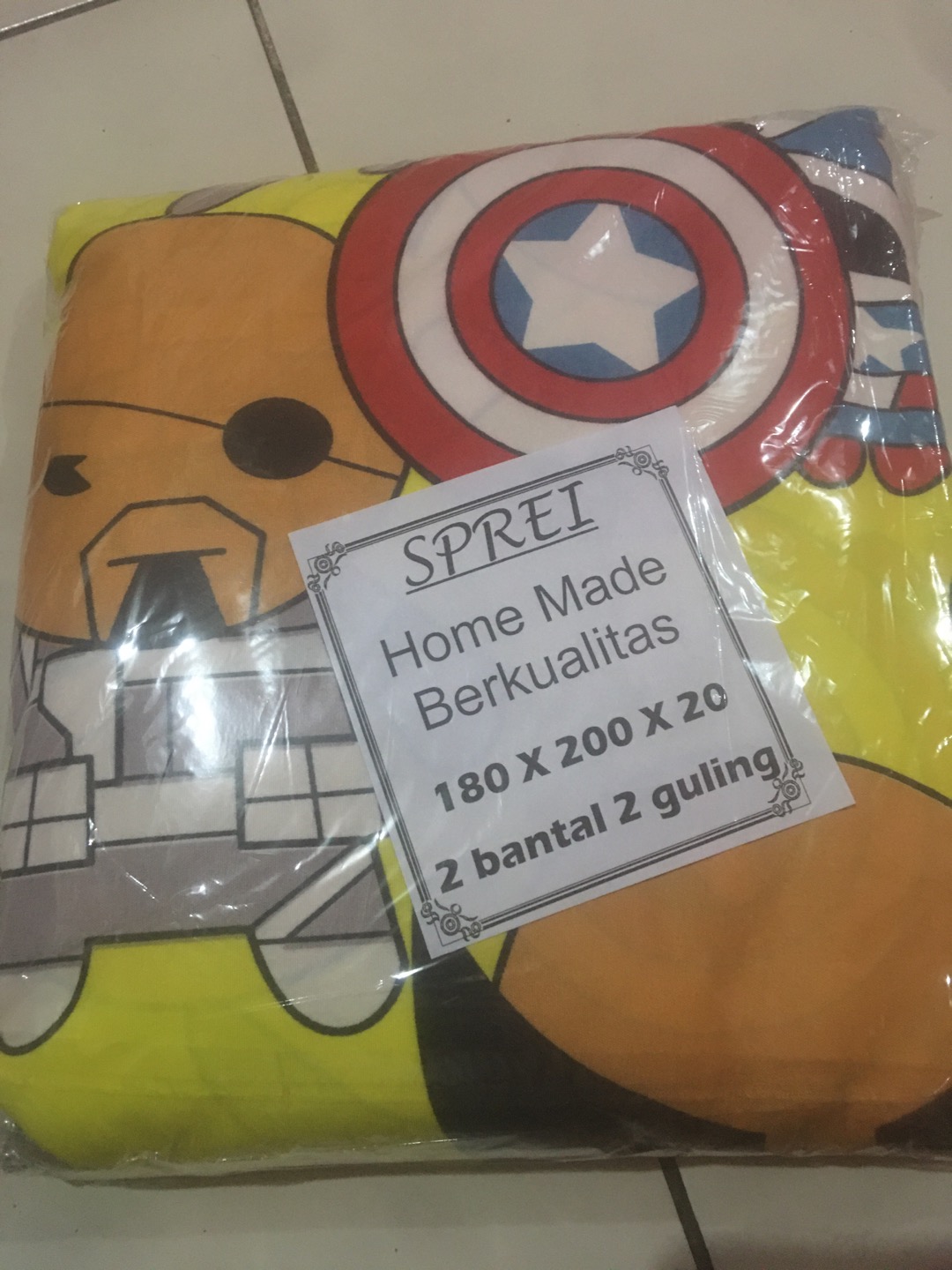 Sprei Homemade Superhero