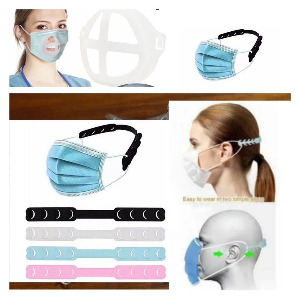 Penyangga Rangka Breket Dan Pengait Masker Earloop 1 Set 113168