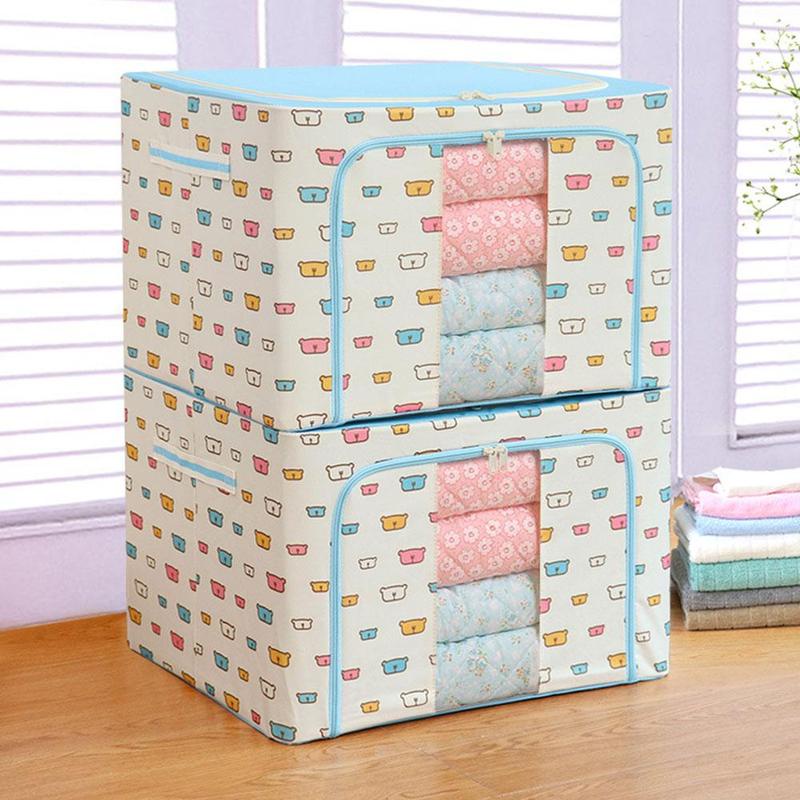 Kotak Tempat Penyimpanan Baju Bayi Selimut Bedcover Serbaguna Bear Series 66 Liter Keranjang Countainer Box Kotak Penyimpanan Jumbo Storage Kontener Box Organizer Pakaian