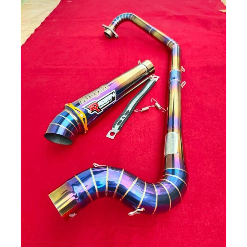 Knalpot Original RDM24 EXHAUST+Laser Nama cod