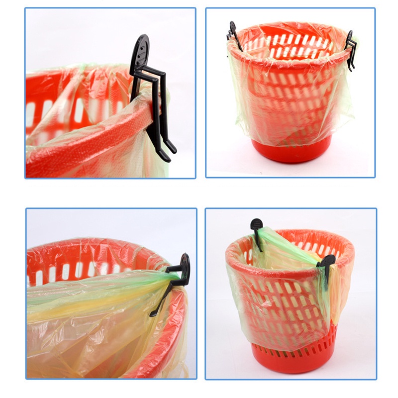 2Pcs / set Klip Holder Kantong Sampah Anti slip