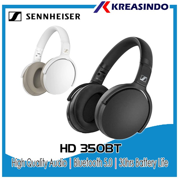 Sennheiser HD 350BT HD350BT Over Ear Wireless Bluetooth Headphones Resmi