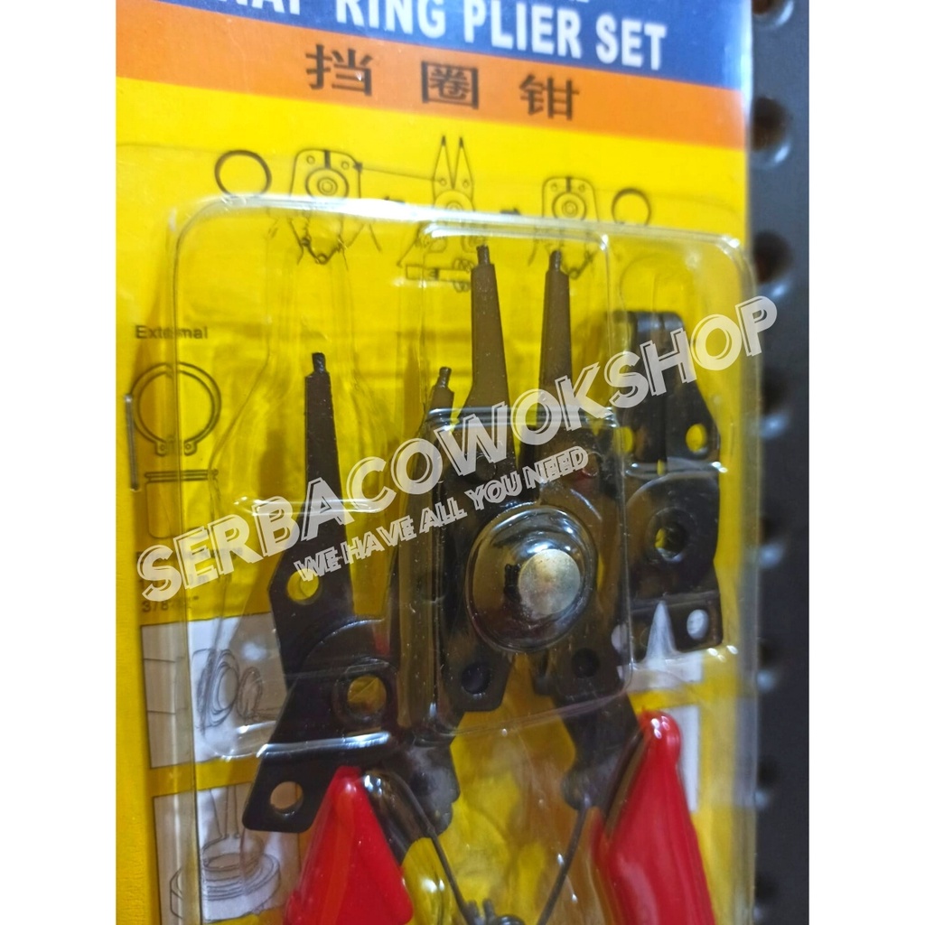 Tang Spie Set 4 Mata STE STI BTE BTI 6 Inch 150 MM Termurah Berkualitas