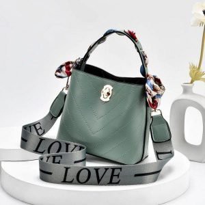 LT 1789 RISCE TAS SELEMPANG TALI MOTIF LOVE IMPORT WANITA CEWEK PEREMPUAN JAKARTA BATAM