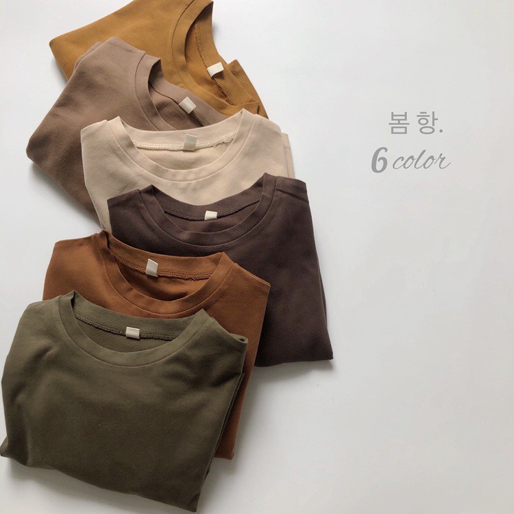 1-5thn | Tshirt Kaos Korea Basic Lengan Panjang Oblong Anak Laki-laki Pakaian Bayi KQHZ catalog KB