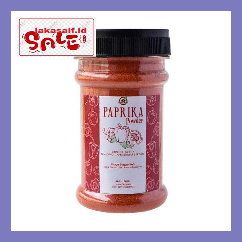 

504Sbu House Of Organix Paprika Powder 80 Gr Bud0Mb