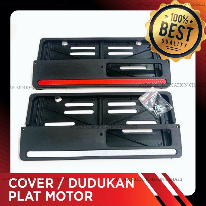 TEMPAT TATAKAN DUDUKAN BINGKAI PLAT NOMOR PLAT NOMOR MOTOR HONDA YAMAHA UNIVERSAL