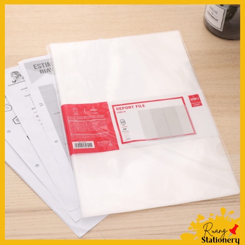 

Map L / Map Plastik by DELI Ukuran Folio F4 EF00212 [1 Pack Pcs]