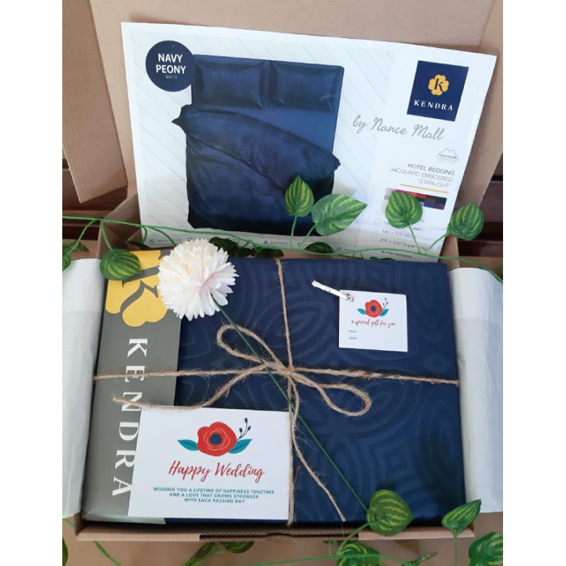 Hampers Sprei Set/Kado Pernikahan Wedding/Hadiah Pernikahan/Sprei KENDRA
