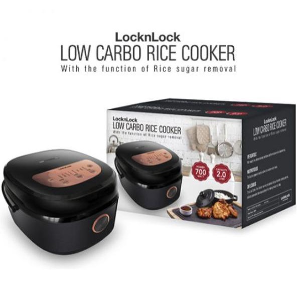 LOCK N LOCK Low Carbo Rice Cooker - Low Carb Ricecooker - Low Sugar