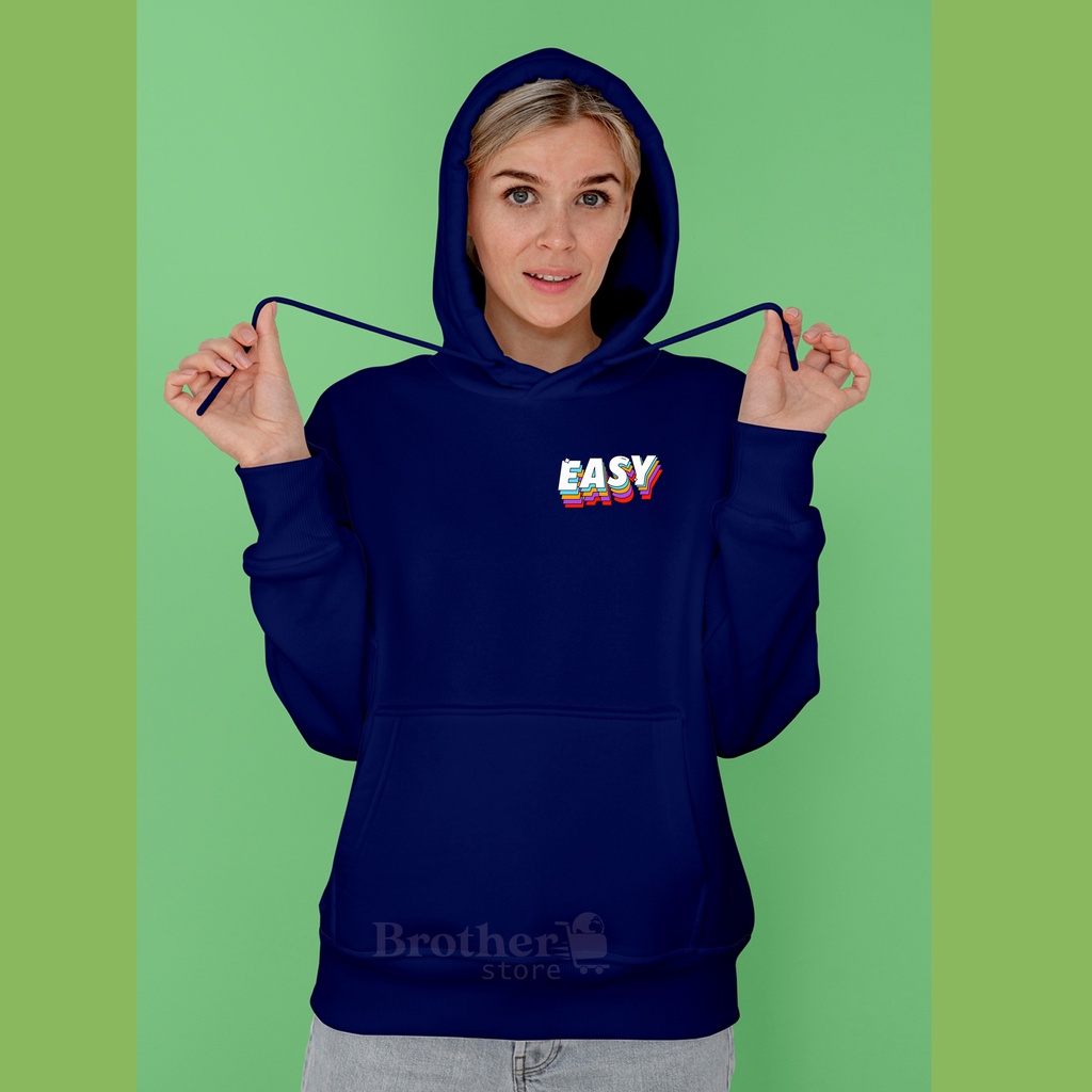 ( Promo COD )Hoodie Articel EASY - Hoodie Pria - Pakaian Pria - Jaket Hoodie - Fashion Pria