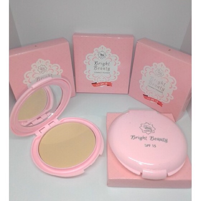`ღ´ PHINKL `ღ´ 【v】【i】【v】【a】 Viva bedak padat compact powder bright pink anti wajah berminyak tahan lama
