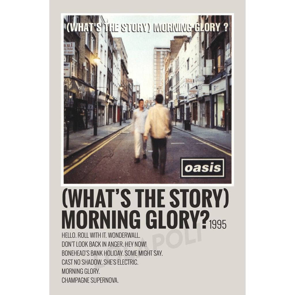 Poster Cover Album (What's The Story) Morning Glory? - Oasis