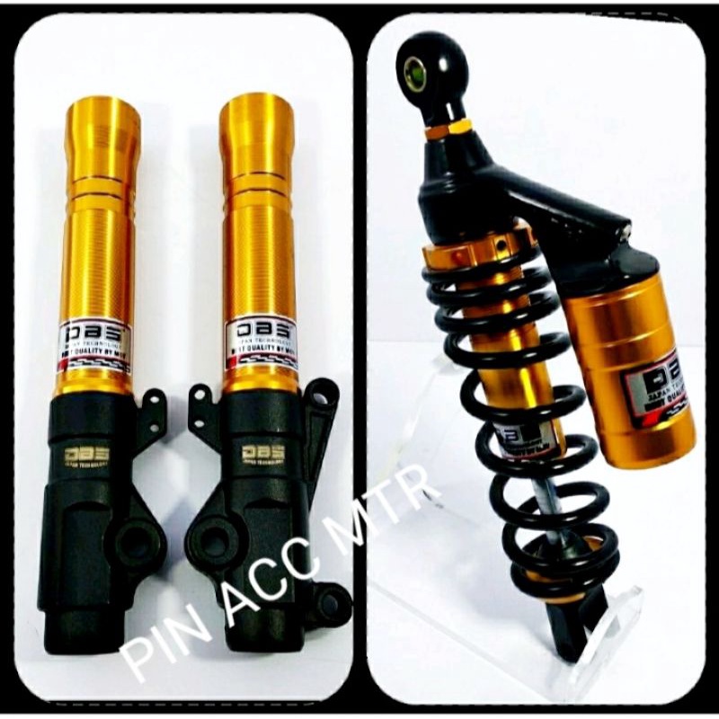 PAKET VARIASI SHOCKBEAKER DEPAN/BELAKANG/MOTOR MATIC PNP BEAT SKOOPY VARIO MIO XEON FINO MIO J DLL