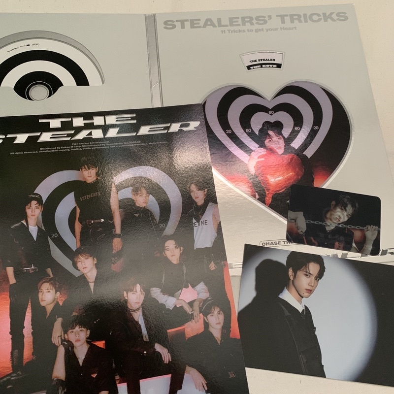 the boyz the stealer trick album only + pc sangyeon + postcard younghoon