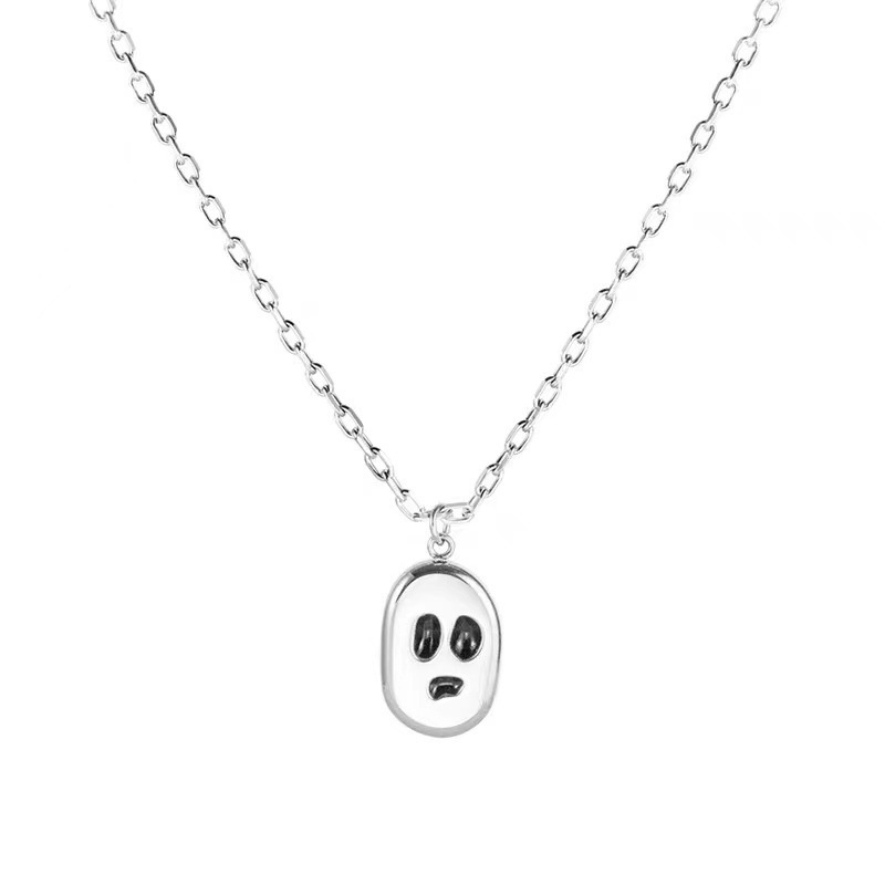 Ghost Face Necklace Accessories Chain Pendant Trend Personality Fashion