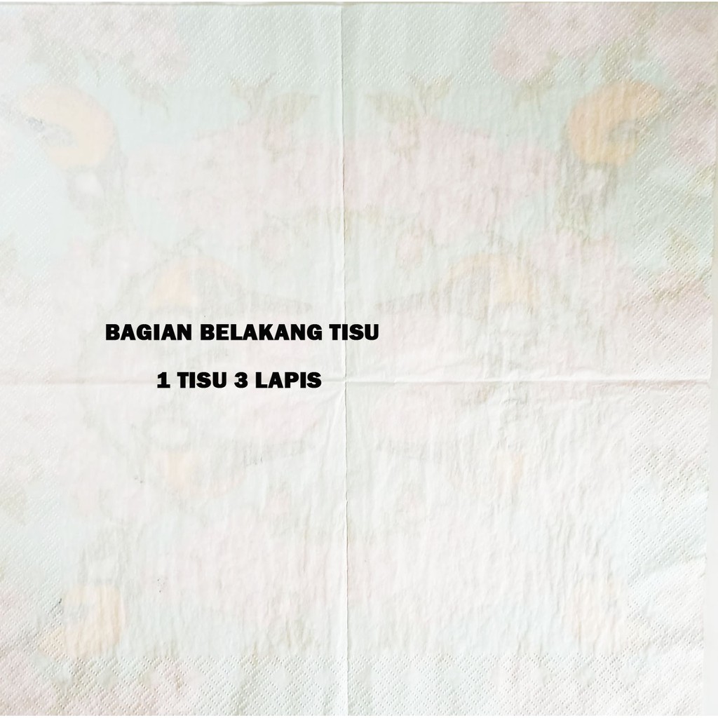 TISU NAPKIN DECOUPAGE EROPAH 33X33 CM TE  1850 TTS