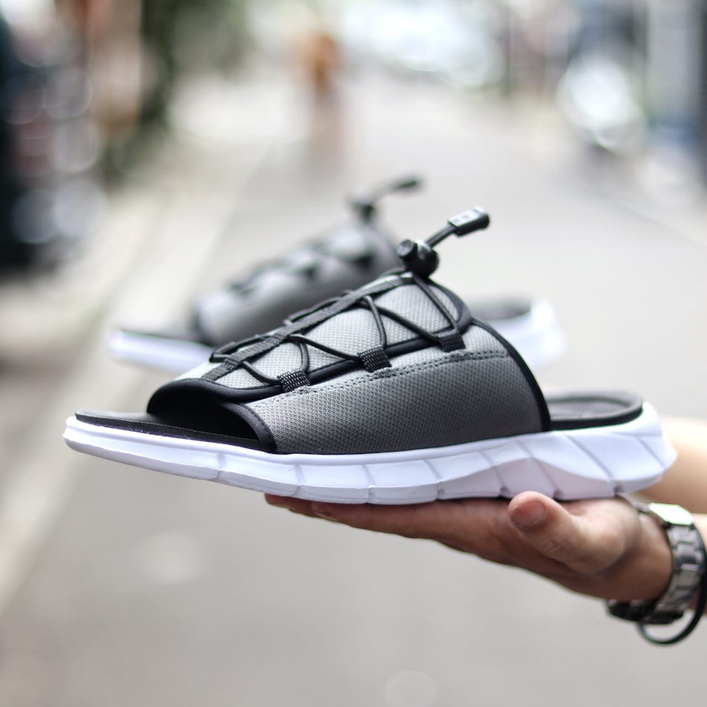 KOSA|Sendal Slide Pria Original Distro Sandal Slop Selop Cowok Simple Trendy Kekinian