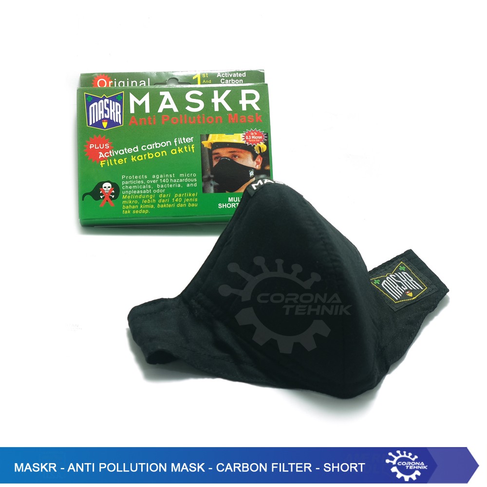 MASKR - Anti Pollution Mask - Carbon Filter - Short