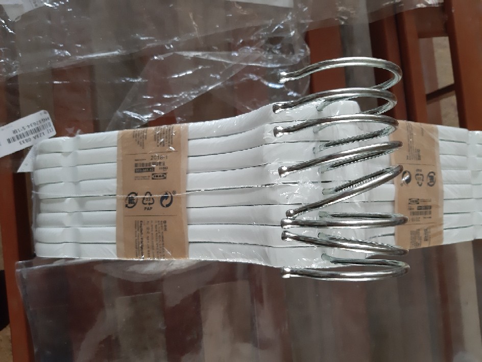 Gantungan Baju Kayu 8 Pcs Bumerang Wooden Clothes Hanger