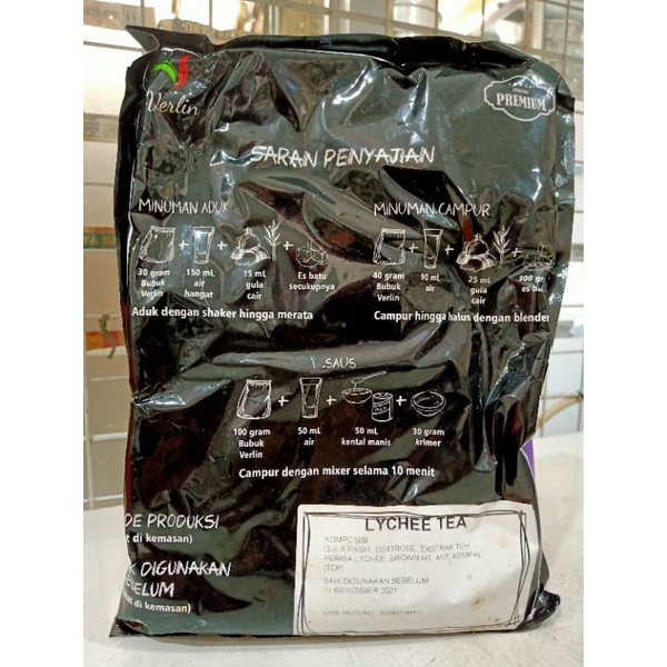

VERLIN RASA LYCHEE TEA POWDER DRINK/SERBUK MINUMAN 1KG