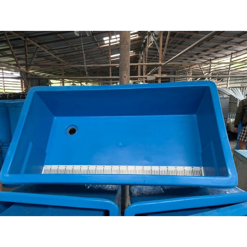 BAK UKUR FIBER 60 X 30 X 20CM bak ikan kolam ikan fiber