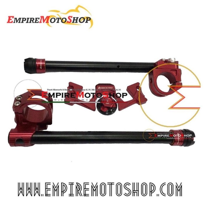 Stang Set Bikers Merah Kawasaki Ninja250 Fi Ninja250R CBR250