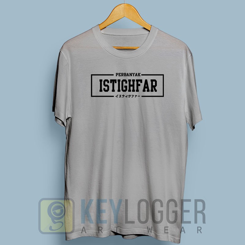 Kaos Dakwah Islami Istighfar Beristighfar Distro Muslim 61-abu abu