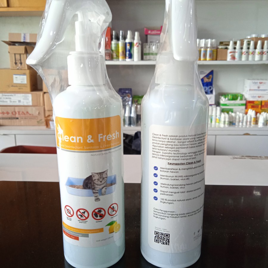 DIATOMIX DESINFEKTAN / DESINFECTANT PEMBERSIH KANDANG CAT/DOG 230 ML