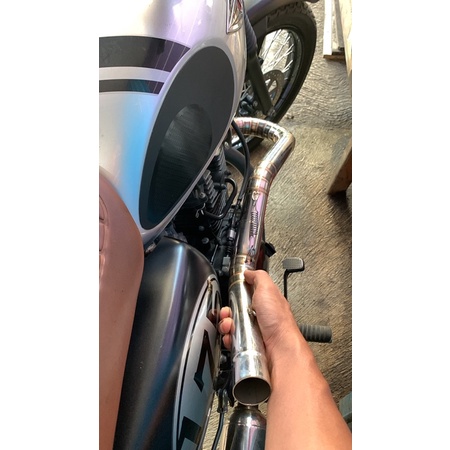 KNALPOT SCRAMBLER FULLSET FOR W175 PNP