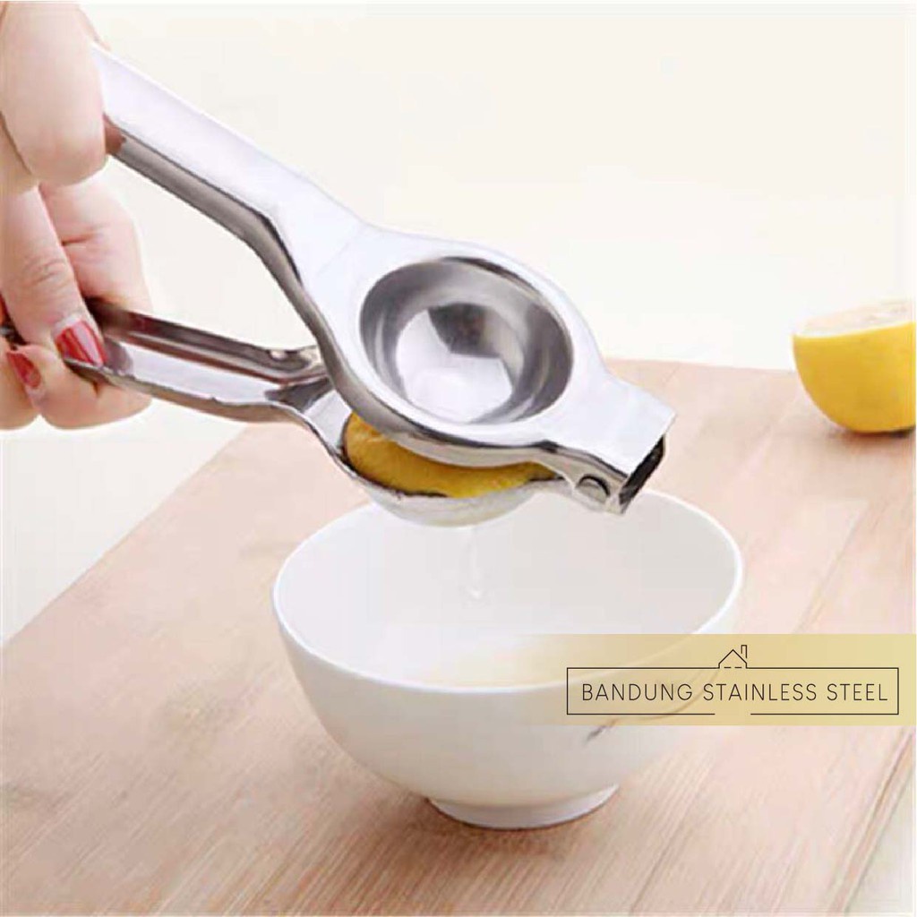 Lemon Pressure Stainless Perasan Jeruk Stainles alat pemeras nipis manual lemon press besar kecil