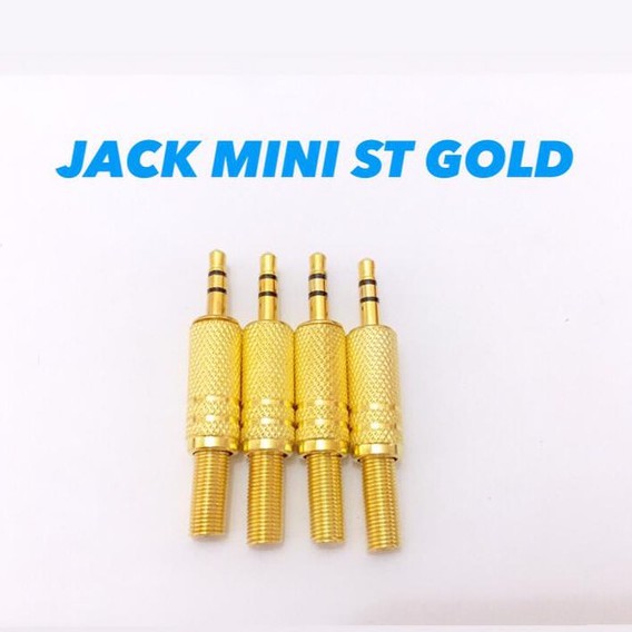 JACK MINI STEREO GOLD