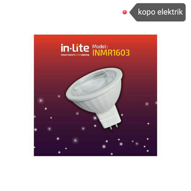 Lampu Led Inlite Sorot 5w Putih Atau White Mangkok COB Kaki Tusuk