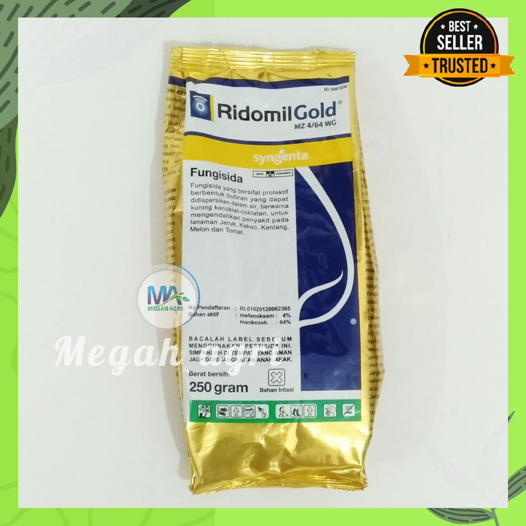 FUNGISIDA RIDOMIL GOLD 250gr Mankozeb64 % dan Mefenoksam4 %