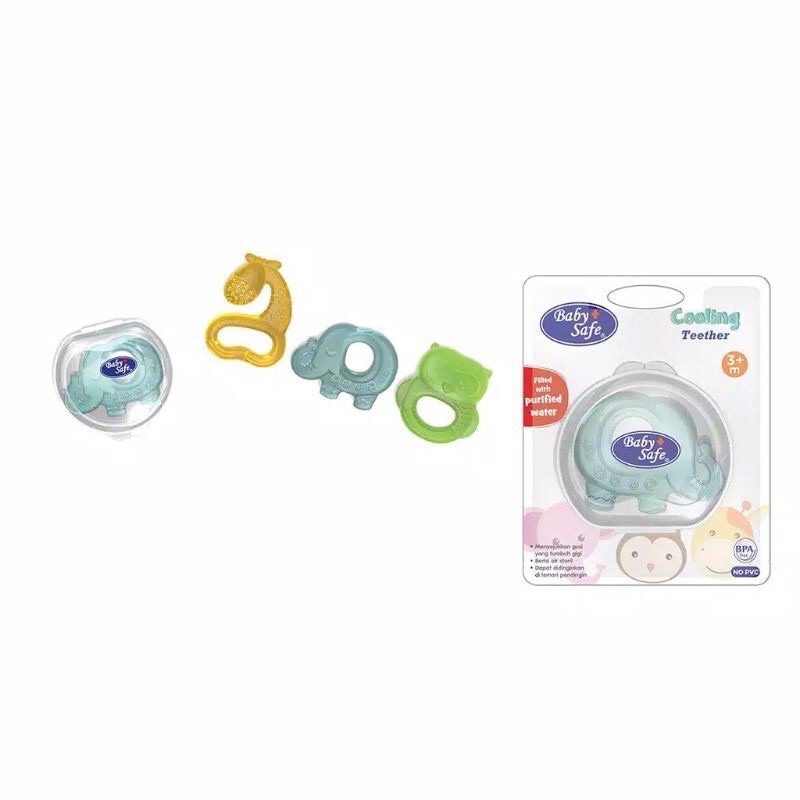 Baby Safe Cooling Teether with Purified Water TT005-Gigitan Gigi Bayi Pereda Nyeri Tumbuh Gigi