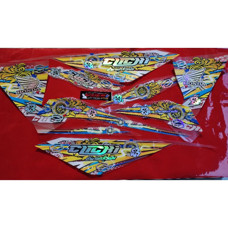 Striping Transparan Vario Led 125 / 150 Led Old Hologram