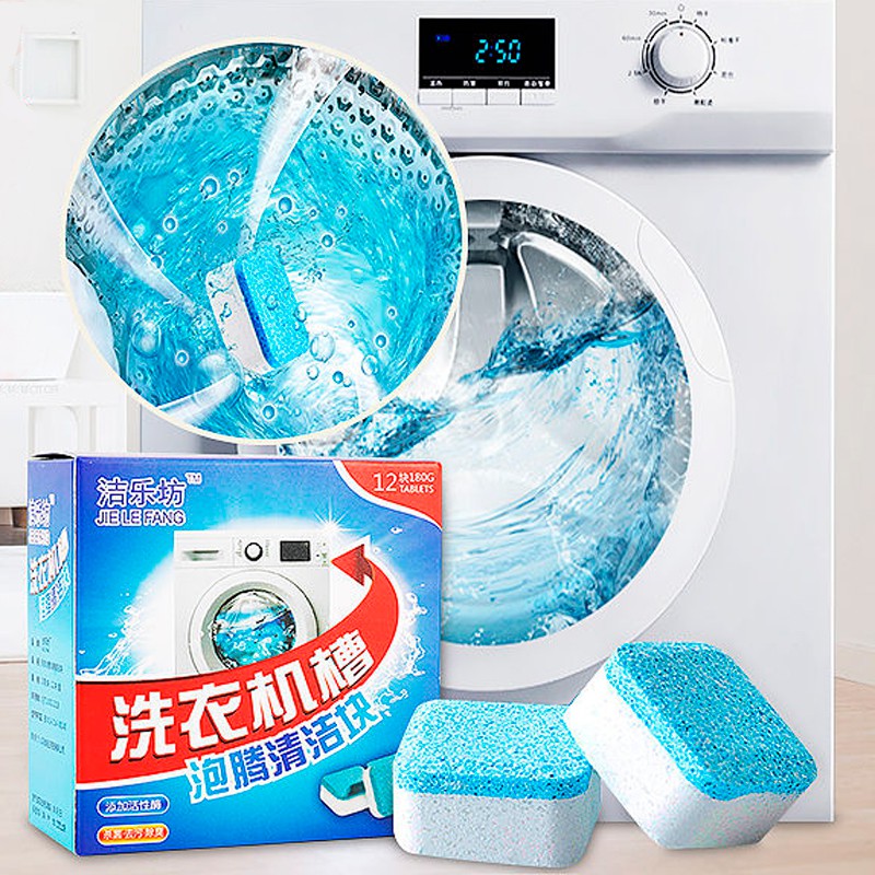 TABLET PEMBERSIH MESIN CUCI OBAT ANTI BAKTERI KOTORAN - DEEP CLEANING WASHING MACHINE