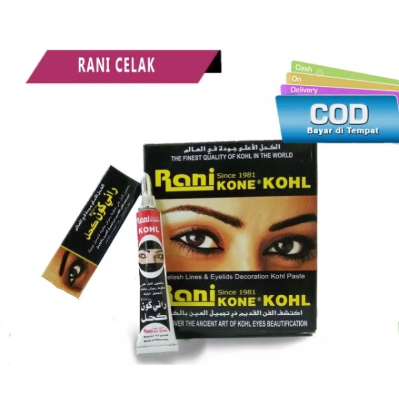 Rani Kone  Kohl Celak Mata dan alis 1 Pcs / Cela Mata /Riasan eyelash lines & eyelids